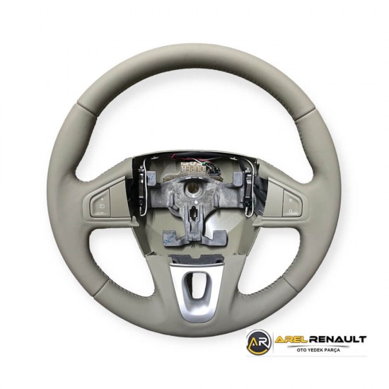 Direksiyon Simidi Megane 3 Scenic 3 Bej Deri 484300015R Orjinal