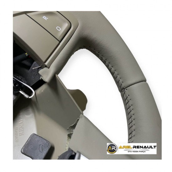 Direksiyon Simidi Megane 3 Scenic 3 Bej Deri 484300015R Orjinal