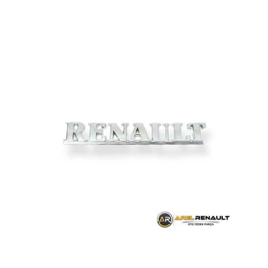 Arka Renault Yazısı Monogram (Birleşik) R-9 R-19 R-21 Clio 7700817027