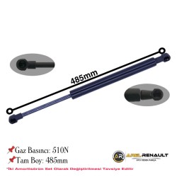 Renault Clio 4 Bagaj Kapak Amortisörü 844308661R